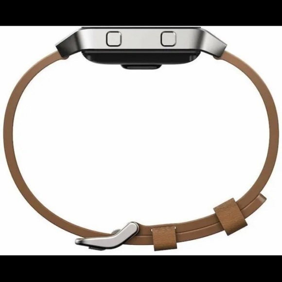 Fitbit Blaze Genuine Leather Accessory Band and Stainless Steel Frame S/P - Picture 4 of 9
